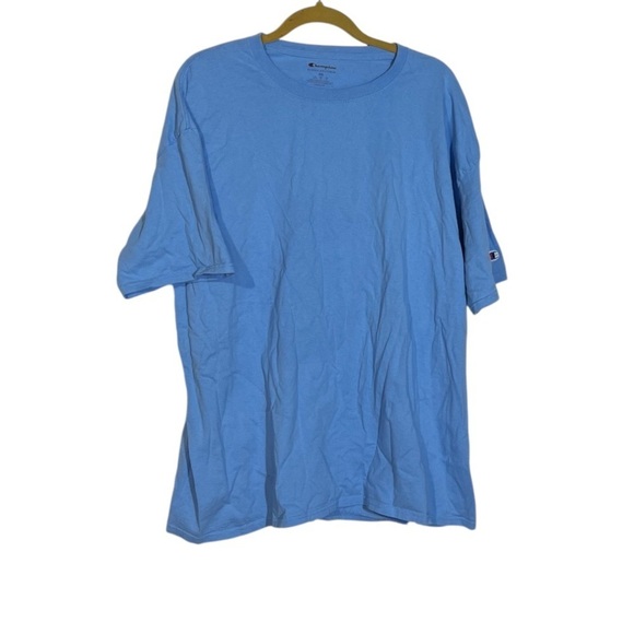 Champion Other - Champion T Shirt Short Sleeve Light Blue Size XXL